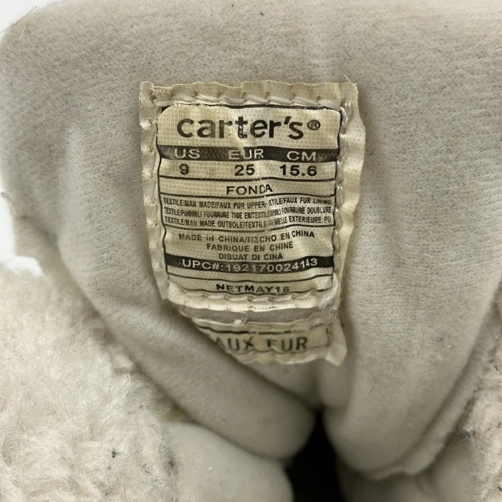 Carters Snow Boots (toddler size 9)
